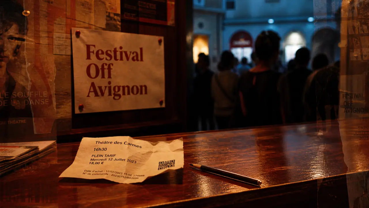 alil vardar festival avignon 2025 : guichet billets et salle à Avignon