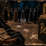 Bel ami festival avignon : scène de théâtre XIXe, affiche Bel-Ami