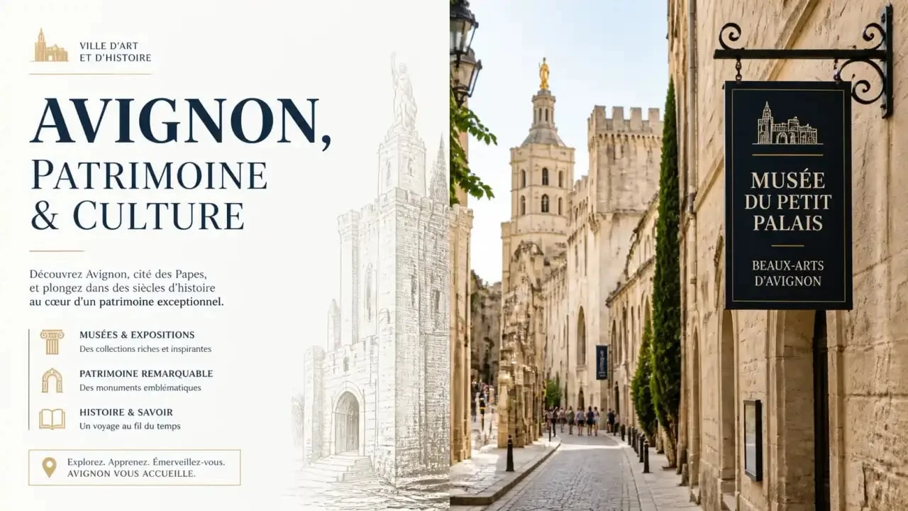 Visite des musées municipaux d'Avignon dans le centre historique