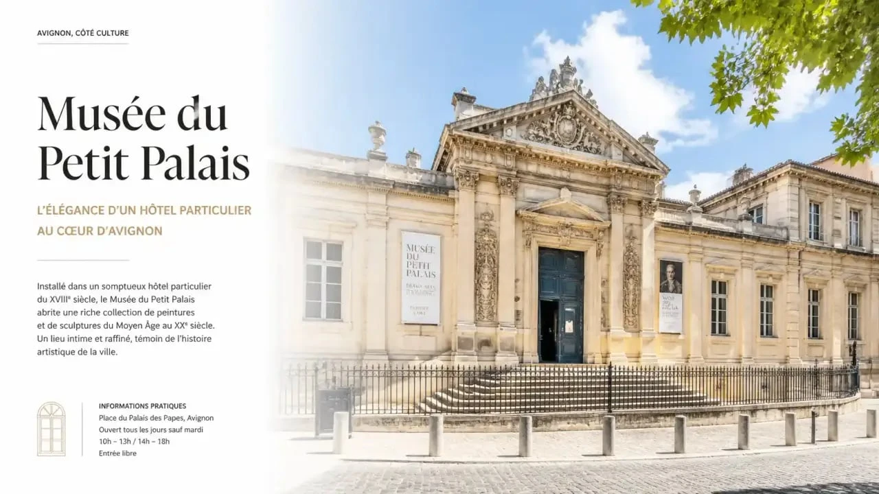 Musée du Petit Palais, l'un des musées municipaux d'Avignon