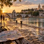 Visiter Avignon sans voiture : Pont Saint-Bénézet et Rhône à pied